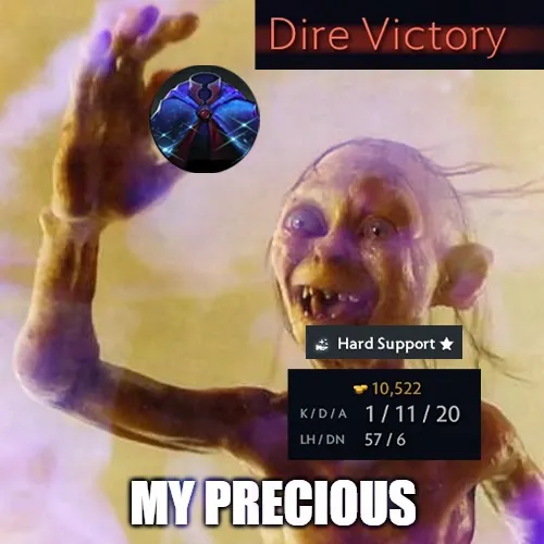 Glimmer cape Gollum meme.webp