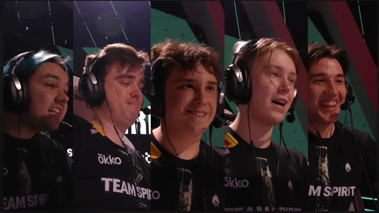 Team Spirit after winning series.webp