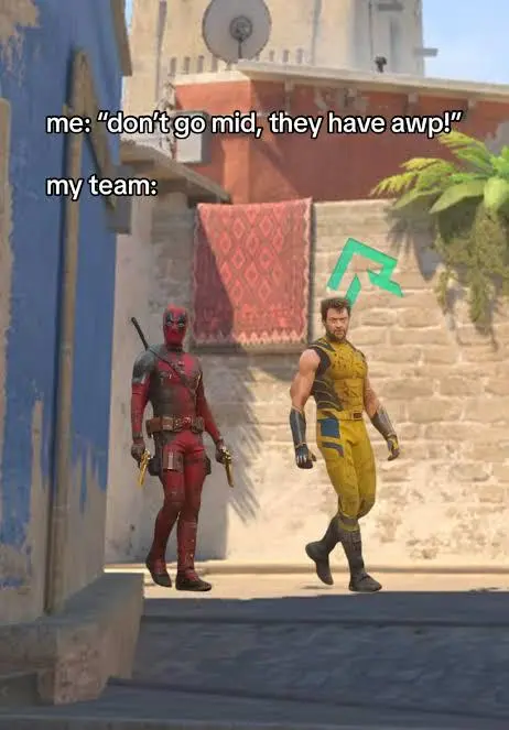 Wolverine and Deadpool walking down mid.webp